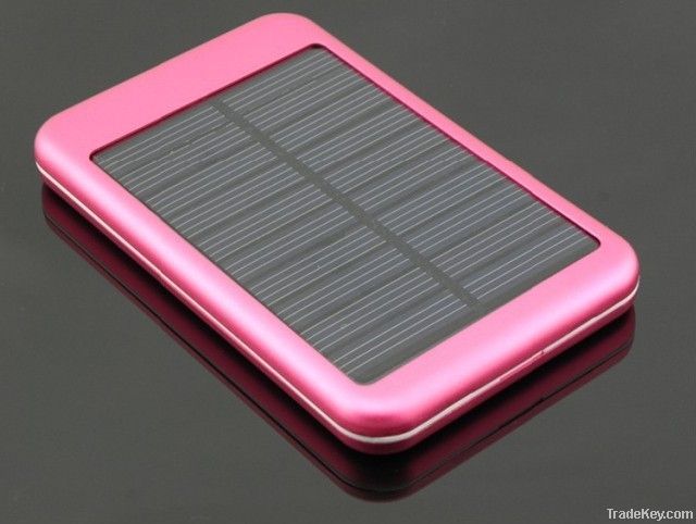 5000mAh solar charger / power bank  for cellphone