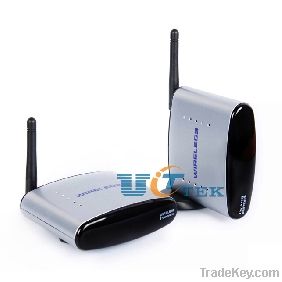 2.4GHz Wireless AV Sender TV Audio Video Transmitter receiver 150M