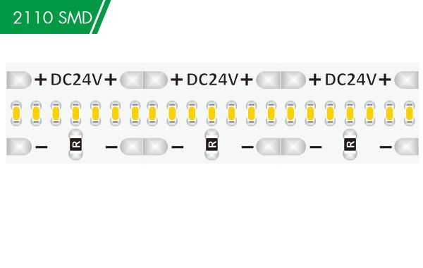 DC24V 2110 420LED 12mm White Strip light