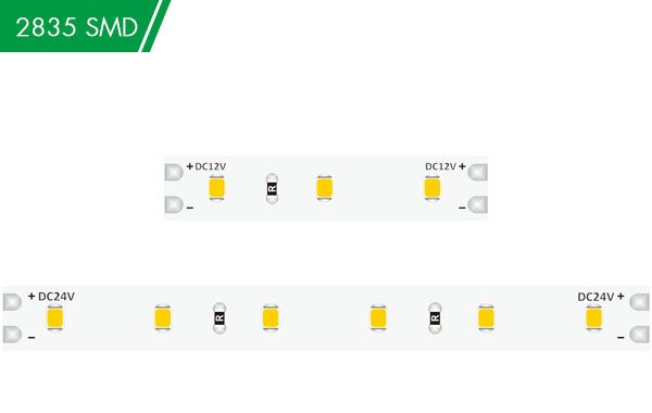 DC12/24V 2835 60LED 10mm White strip light