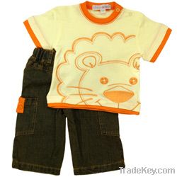 Baby boy clothing suit, children short summer suit