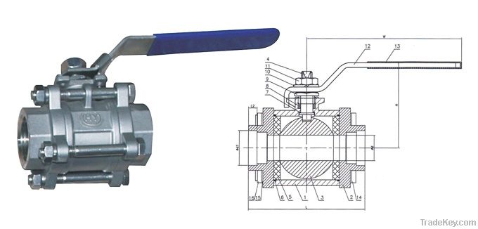 3PC Ball Valves