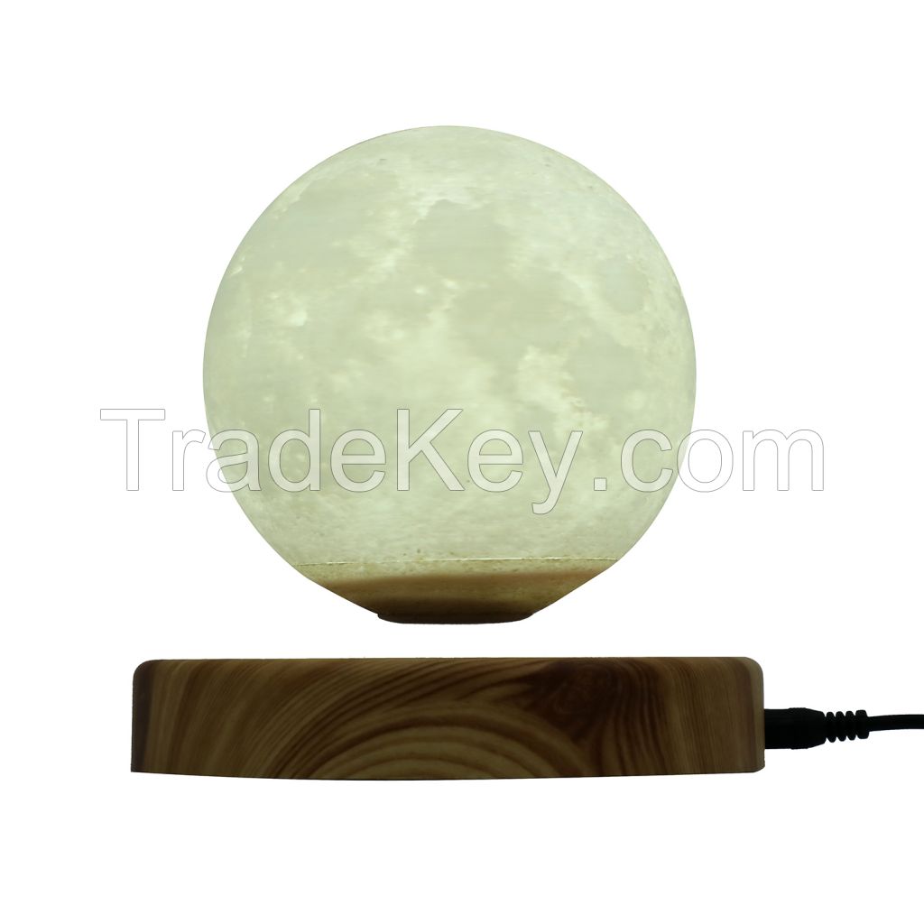 magnetic levitation floating rotating moon lamp light bulb for decoration gift