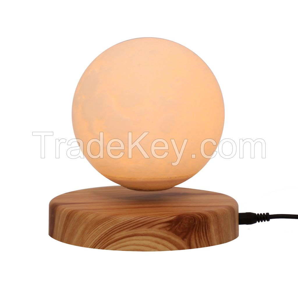 magnetic levitation floating rotating moon lamp light bulb for decoration gift