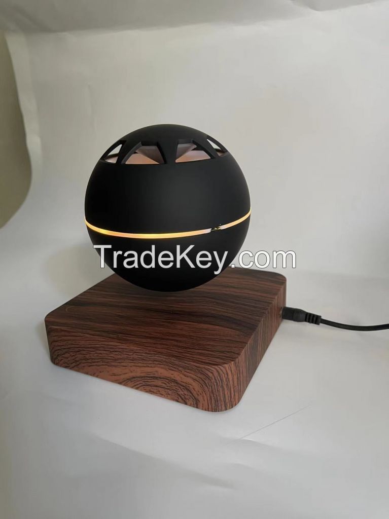 new magnetic levitation floating bluetooth speaker lamp for decoration 