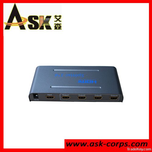 hot sales v1.4 hdmi splitter 1 input 4 outputs (1x4