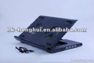 manufacturers supply USB laptop cooling pad with double fan