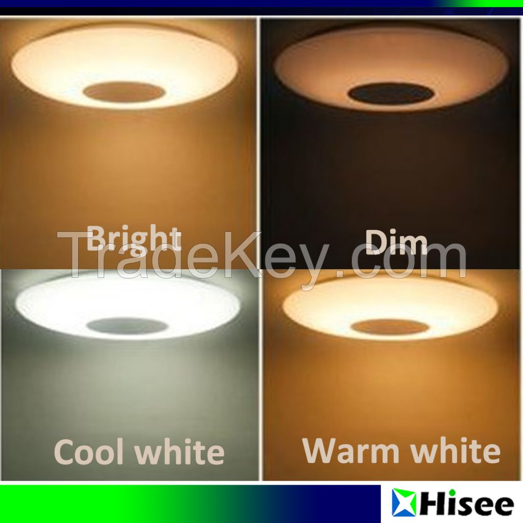 3W~25W intelligent led bluetooth speaker adjustable lighting ceiling light