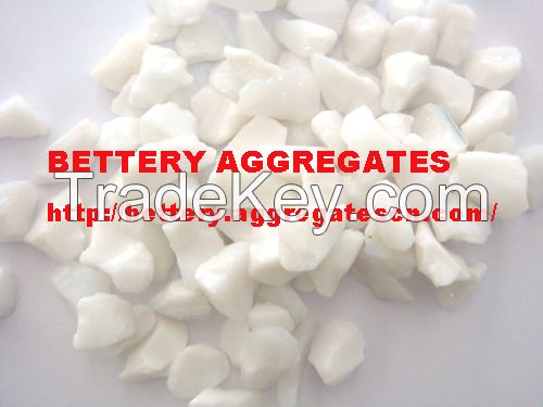 white glass aggregate