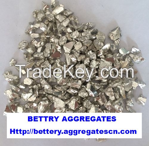 silver coated glass aggregate