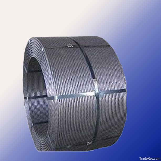 7 wires ASTM A416 steel strand for prestressed concrete