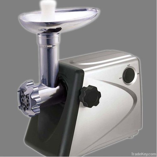 Qualified meat grinder with stainless steel blade