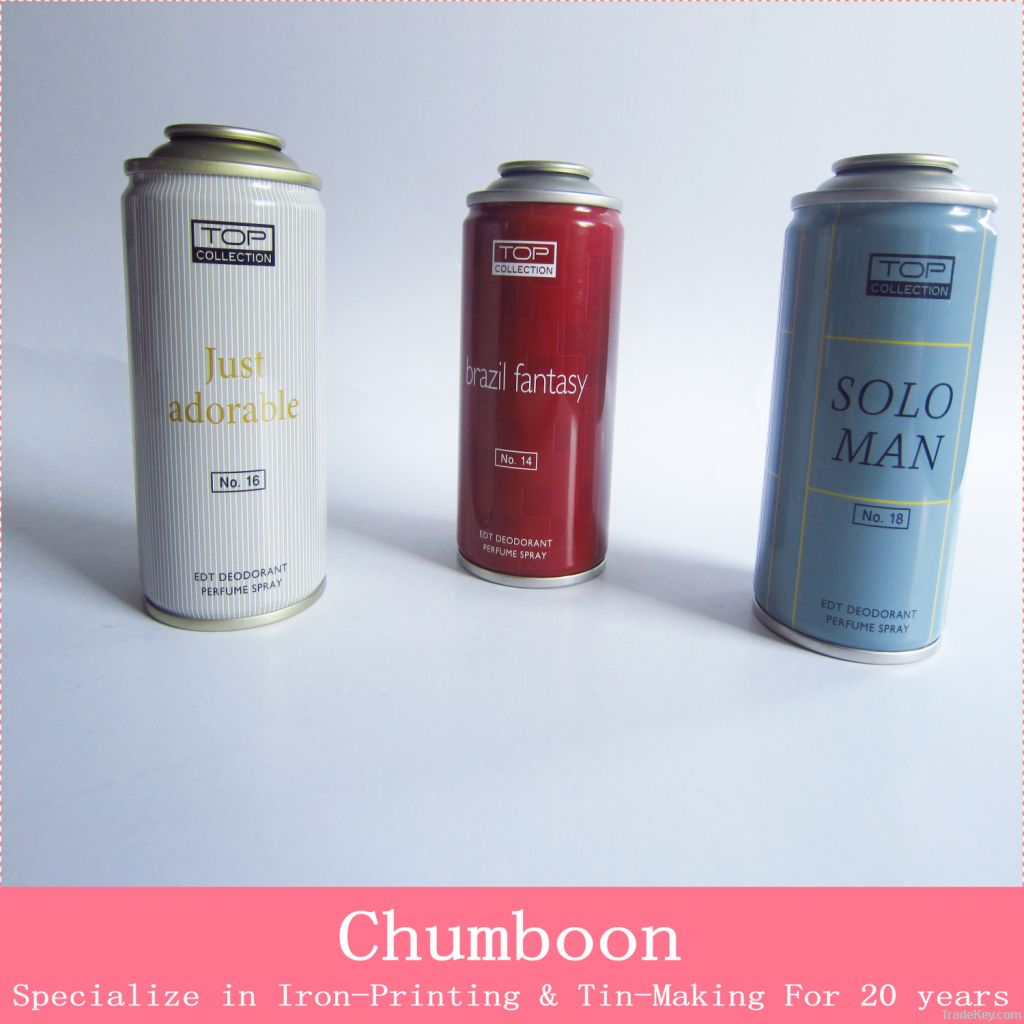 Aerosol cans for perfume