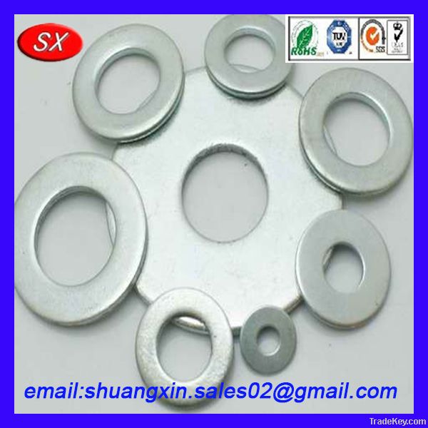 Stainless steel/galvanized steel spring washer and flat washer, tapper