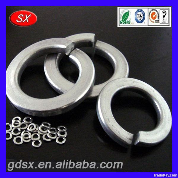 Stainless steel/galvanized steel spring washer and flat washer, tapper