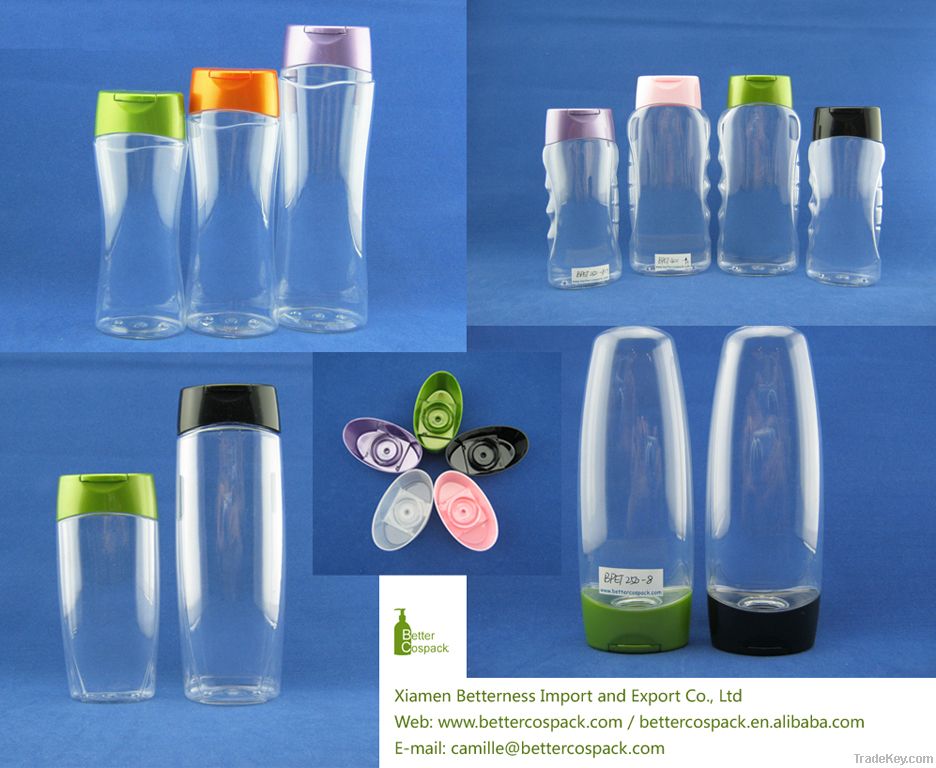 wholesale plastic hair shampoo bottle