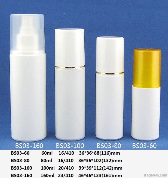 60ml 80ml 100ml 160 ml Spray bottle with over cap