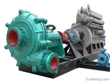 Horizontal dredge pump