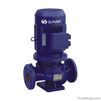 Vertical pipeline pump