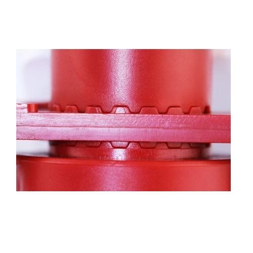 Red Single Arm Universal Ball Valve Lockout