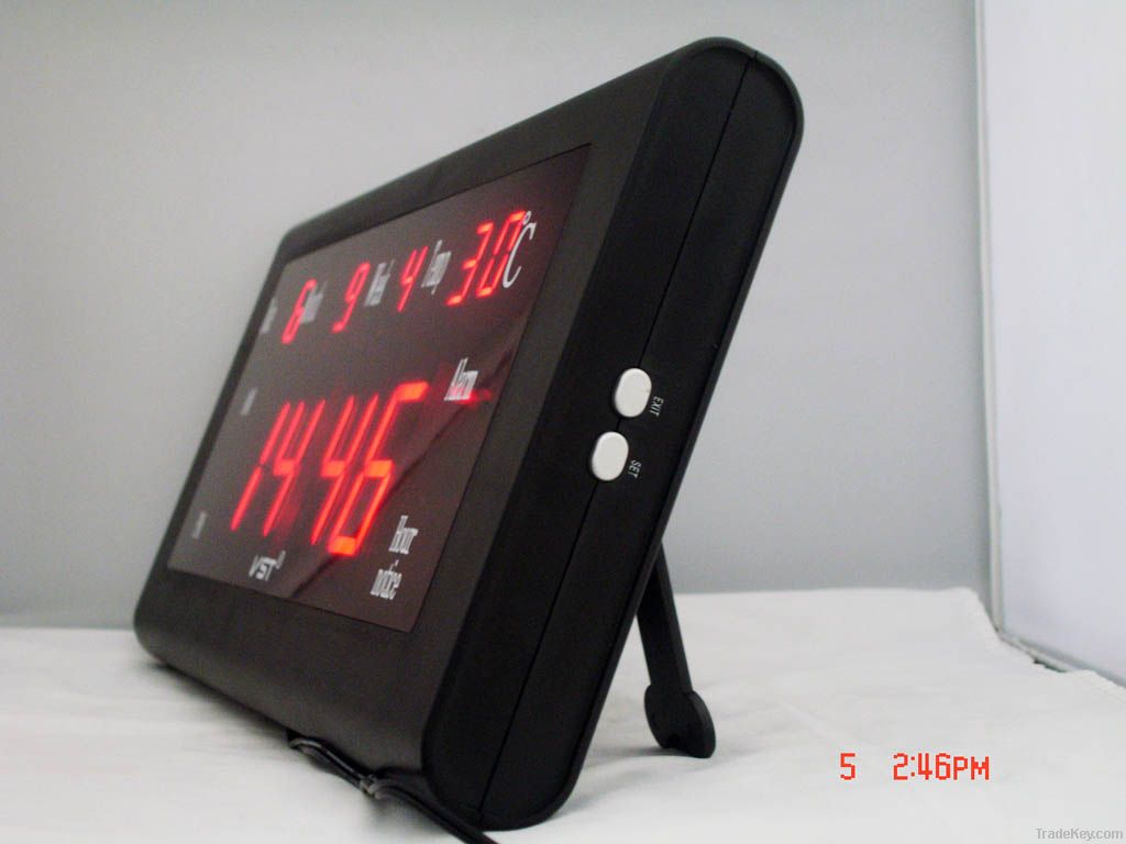 LED alarm clcok with calendar