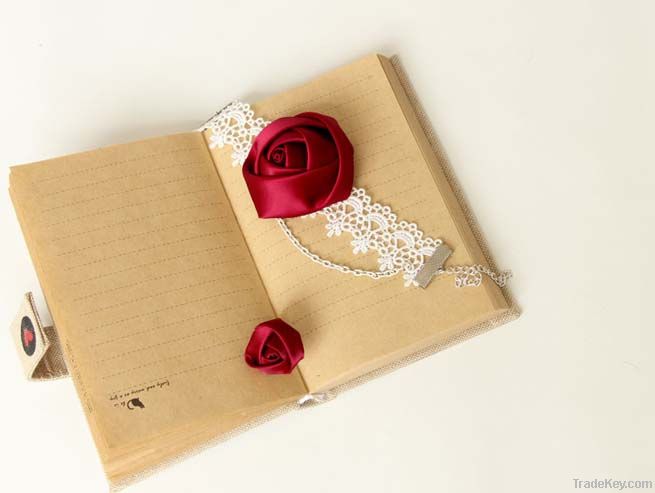 Charming Rose Ring with White Lace Bracelets