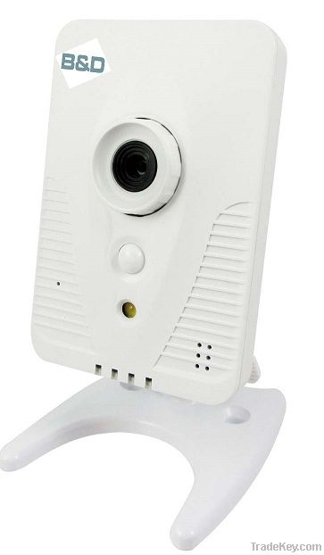 High image quality 3 megapixel cube ip camera