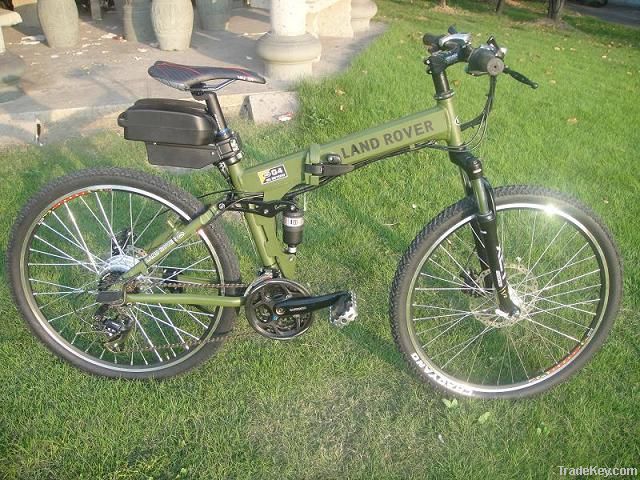Cool 36V 250W Land Rover Electric Bicycle, Foldable Frame