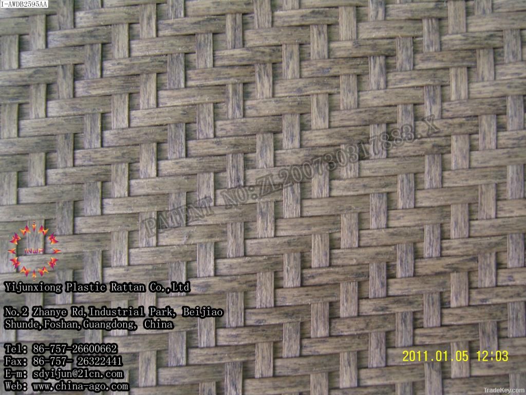 plastic rattan fiber/plastic wicker/synthetic rattan fiber/pe wicker