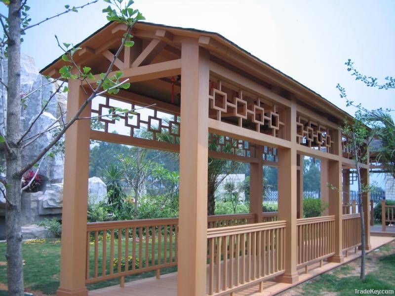 hot selling wpc plank garden trellis