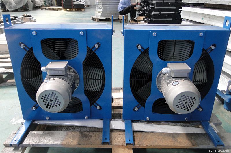 aluminium plate fin oil cooler for excavators