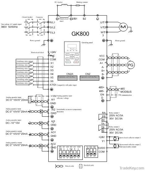 355kw AC Motor Servo Position Control Speed drive Frequency Inverter