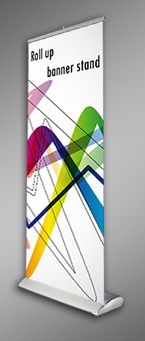 roll up banner stand