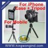 4 in 1 long focal lens for iPhone 4 4s mobile phone- 6X telephoto lens