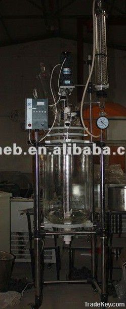 Heb-100L Jacketed Glass Reactor