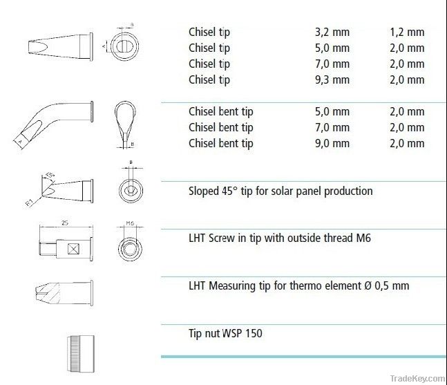 Soldering Tips (Applies to Weller LHT series) (ST-W150)