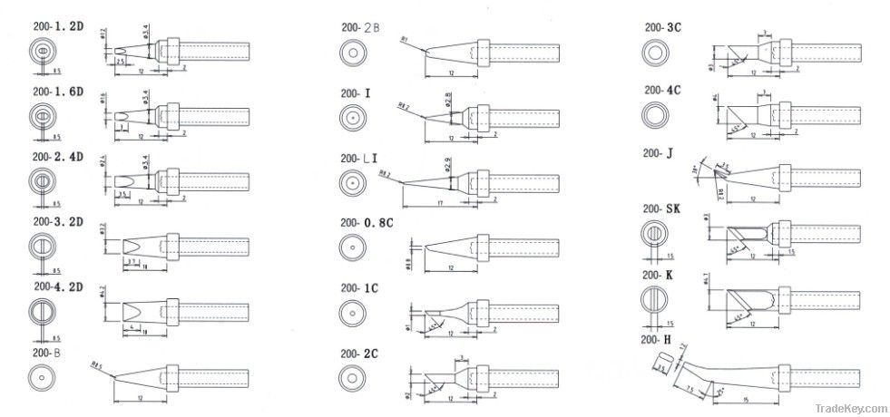 Soldering Tips (Applies to Quick 200 Series) (ST-Q2)