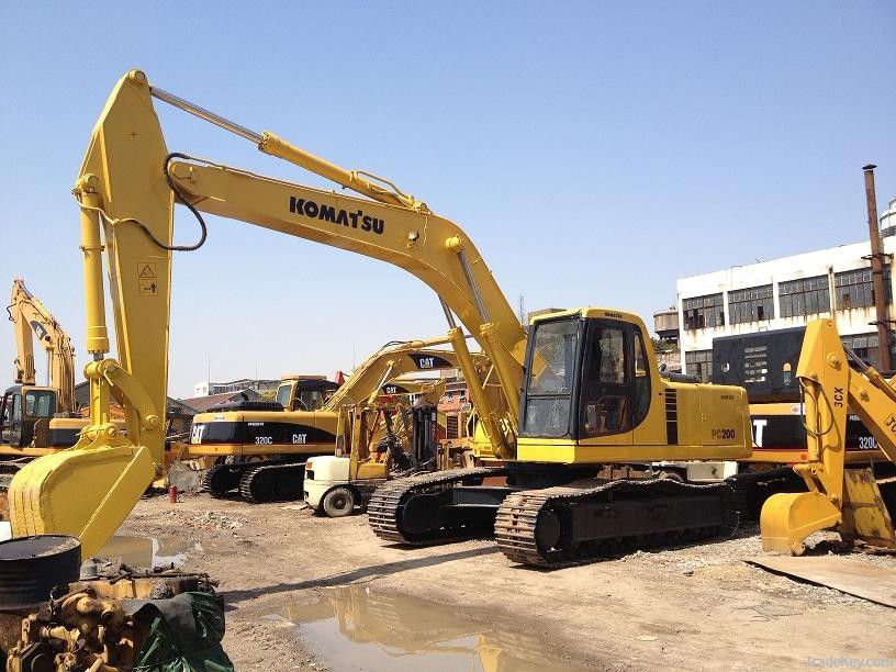 used komatsu PC-200 excavator, original