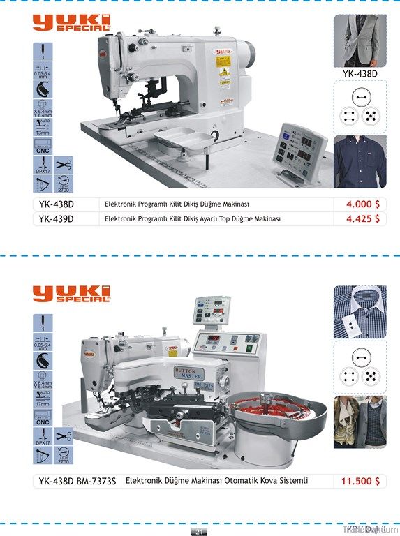 Yuki Special Electronic Button Making Machine