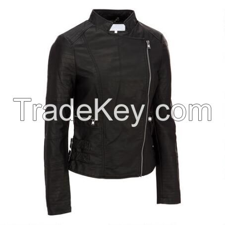 Leather motorbike Jacket for Women&#039;s