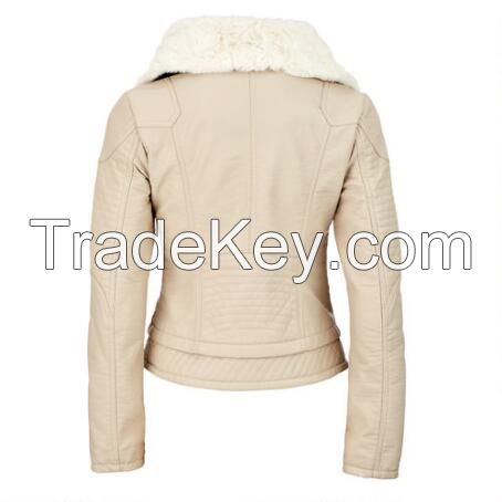 Women sports Motorbike Ladies Leather Jacket Motorcycle Racing Jacket