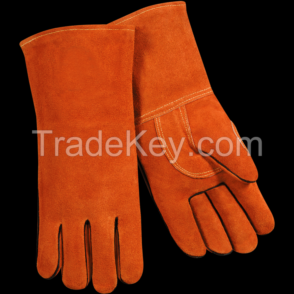 Mig/Stick Leather Welding Gloves