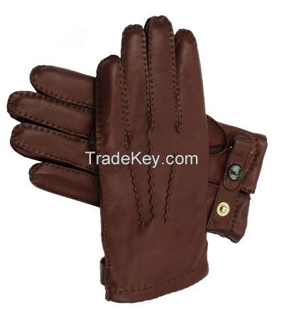 ladies fleece lined leather gloves