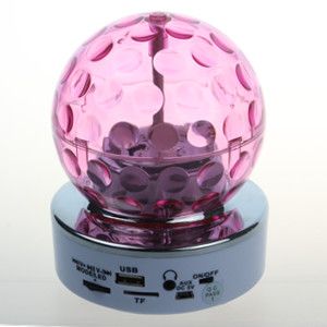 SK#70--Digital Mini Speaker with Radio/USB/Micro SD Card, LED rotating light