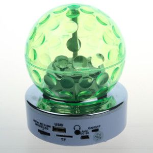 SK#70--Digital Mini Speaker with Radio/USB/Micro SD Card, LED rotating light