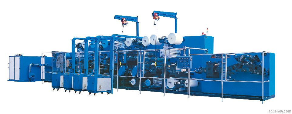 Full-servo Control Full-function Adult Diaper Production Line