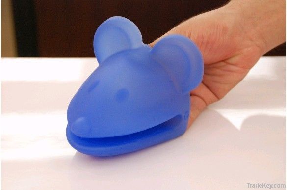 mouse shape silicone glove