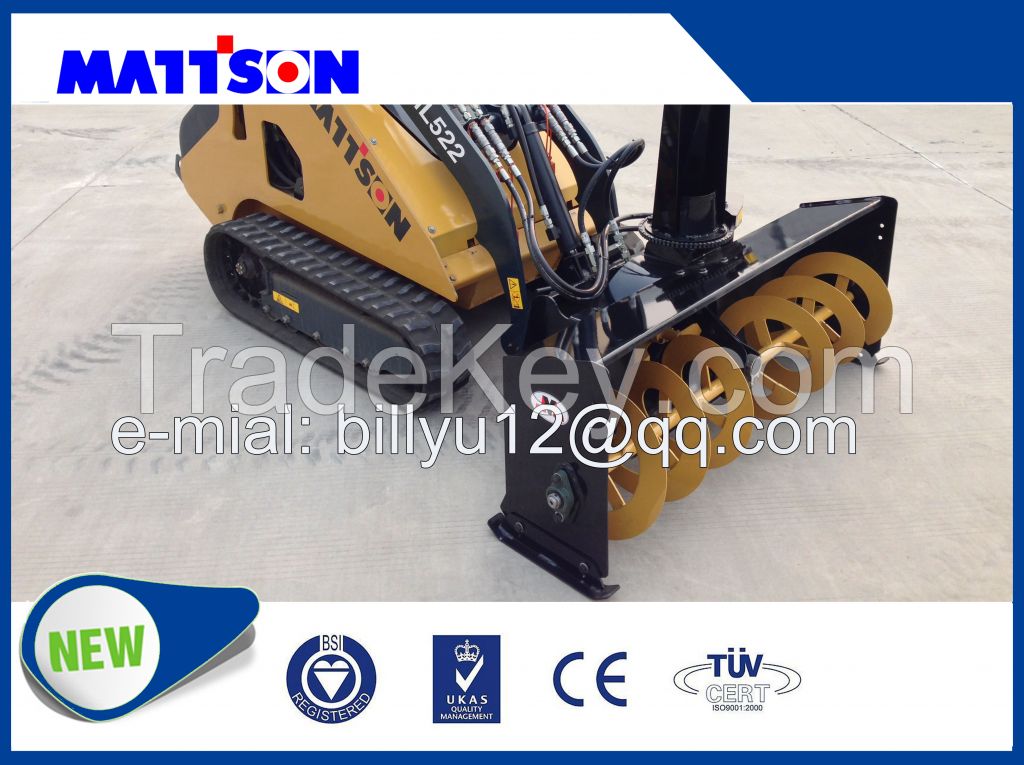 MATTSON ML526W WHEEL LOADER mini skid steer loader with 4 in 1 bucket or standard bucket