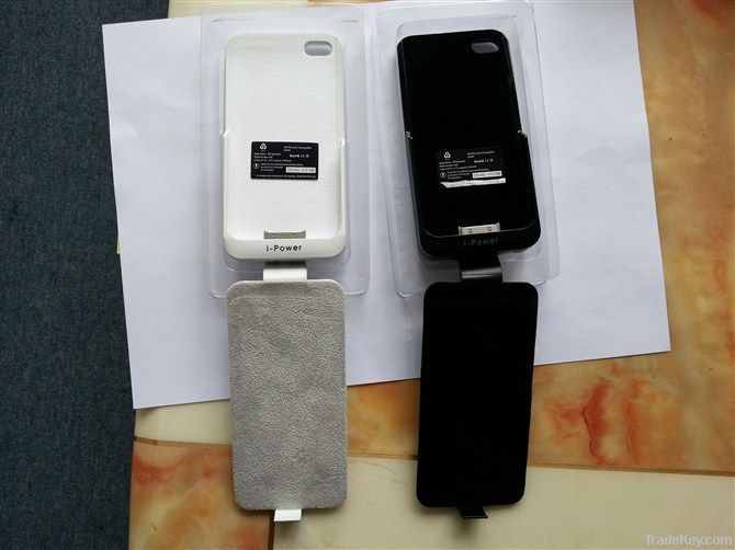 For Iphone 4g/4gs battery leather case b