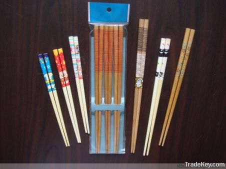 Carbonizated packaged paint chopsticks